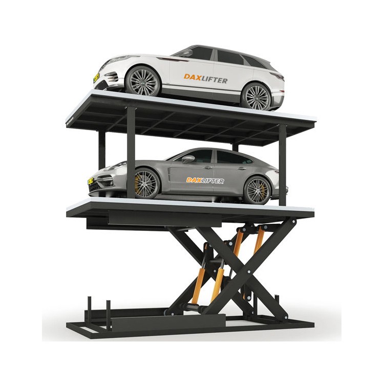 DAXLIFTER Customized Underground Garage Double Scissor Parking Lift